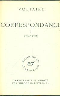 Correspondance I 1704-1738