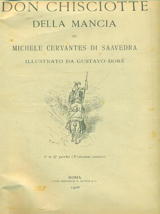 Don Chisciotte della Mancia 2vv - Miguel de Cervantes - copertina