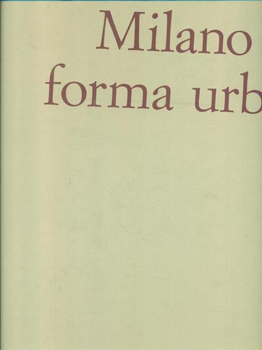 Milano forma urbis - copertina