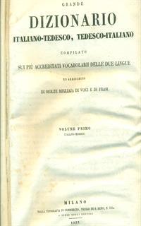 Dizionario italiano tedesco - tedesco italiano