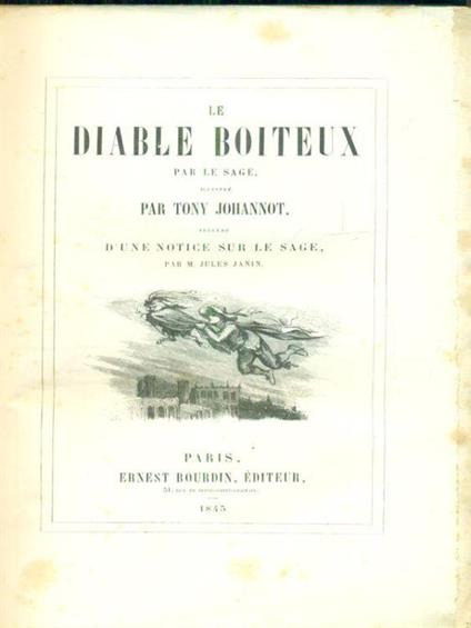 Le diable boiteaux - Tony Johannot - copertina