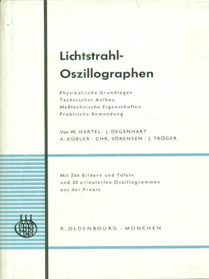 Lichtstrahl-Oszillographen - copertina