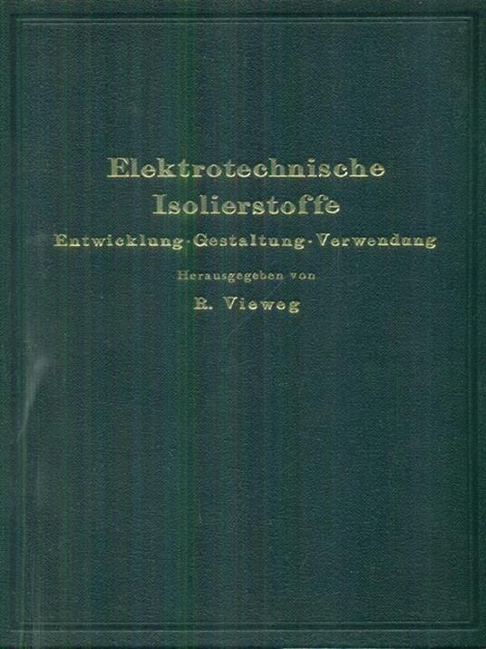   Elektrotechnische isolierstoffe - copertina