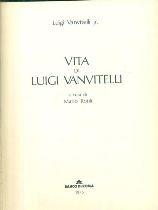 Vita di Luigi Vanvitelli - Luigi Vanvitelli - copertina