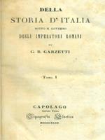   Della storia d'Italia sotto il governo degli imperatori romani 2vv