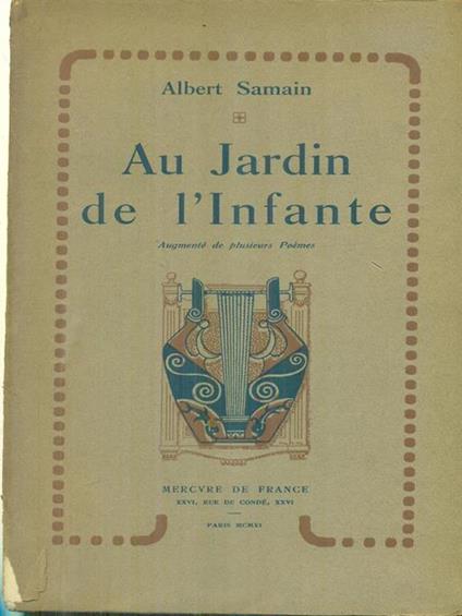   Au jardin de l'infante - Albert Samain - copertina
