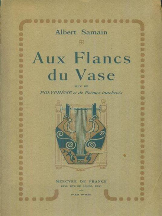 Au flancs du vase - Albert Samain - copertina
