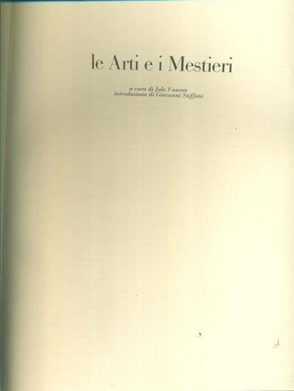 Le Arti e i Mestieri 2vv - Jole Vascon - copertina