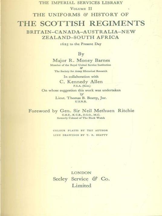 The scottish regiments - copertina