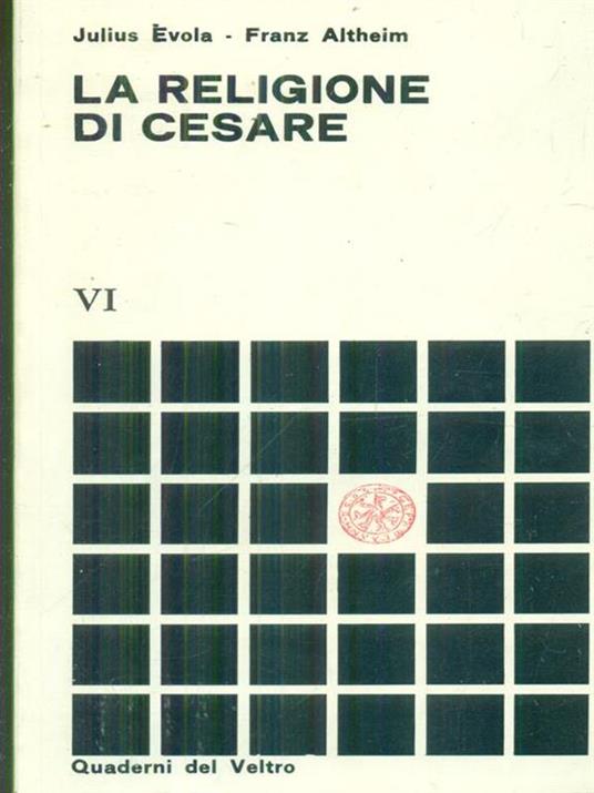 La religione di Cesare - Julius Evola - copertina