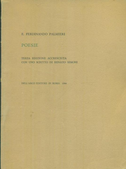 Poesie - Ferdinando E. Palmieri - copertina