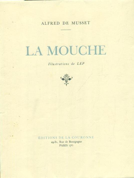 La mouche - Alfred De Musset - copertina