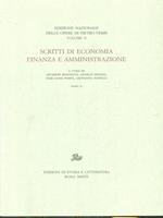 Opere II tomo II: Scritti di economia finanza e amministrazione
