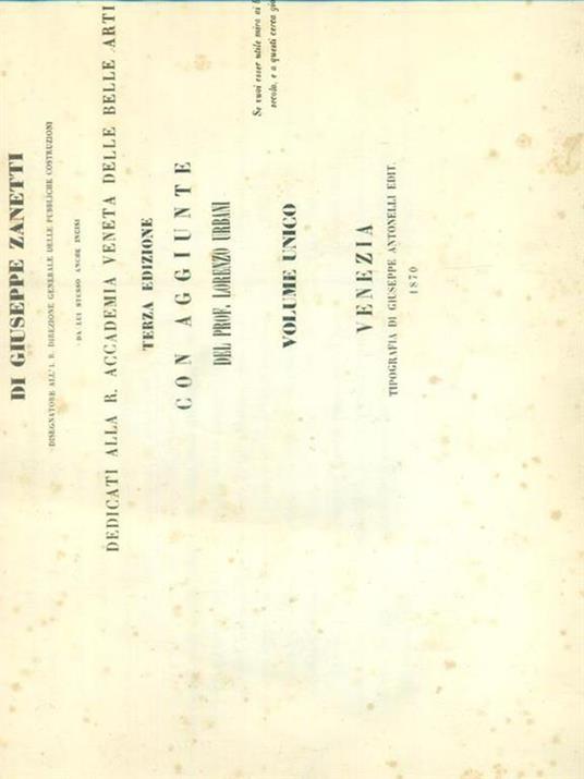 Studii architettonico-ornamentali 3vv - Giuseppe Zanetti - copertina