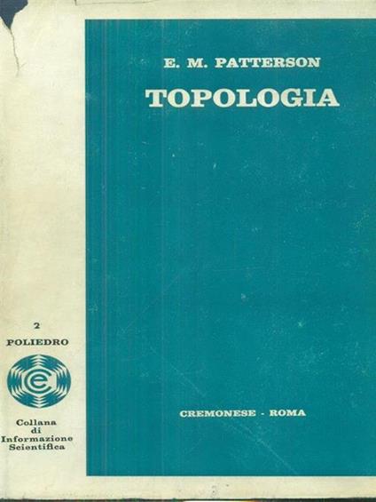 Topologia - E. M. Patterson - copertina