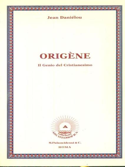 Origene - Jean Daniélou - copertina