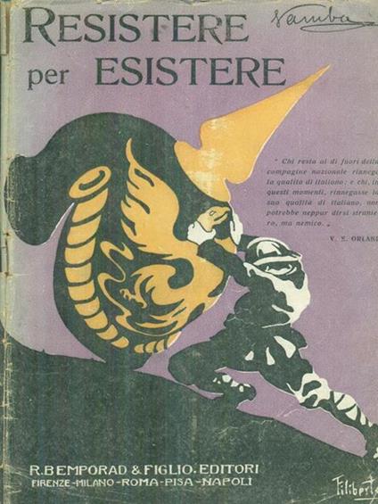 Resistere per esistere - copertina