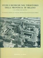 Studi e ricerche nel territorio della provincia di Milano