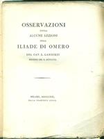 Osservazioni sopra alcune lezioni della Iliade di Omero