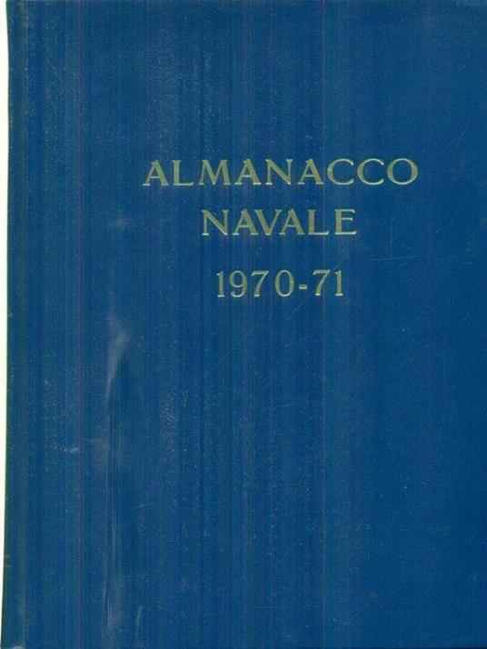 Almanacco navale 1970-71 - Giorgio Giorgerini - copertina
