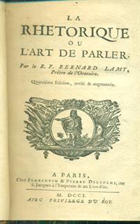 La rethorique ou l'art de parler