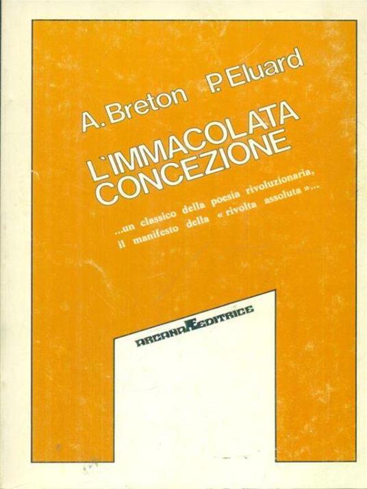 L' Immacolata Concezione - André Breton - copertina
