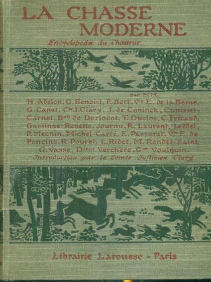 La chasse moderne - copertina