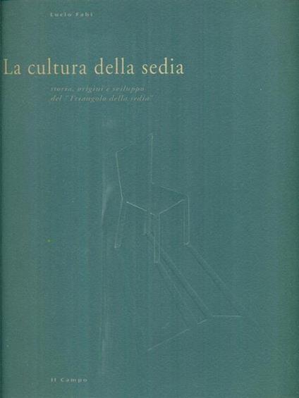 La cultura della sedia - Lucio Fabi - copertina
