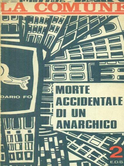 Morte accidentale di un anarchico - Dario Fo - copertina