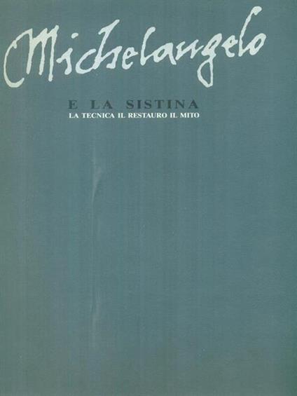 Michelangelo e la Sistina - copertina