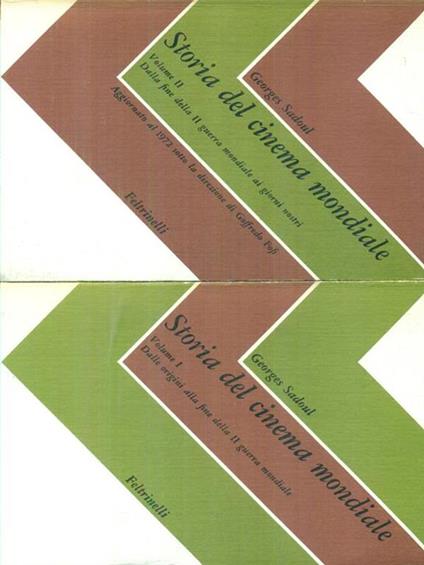 Storia del cinema mondiale 2vv - Georges Sadoul - copertina