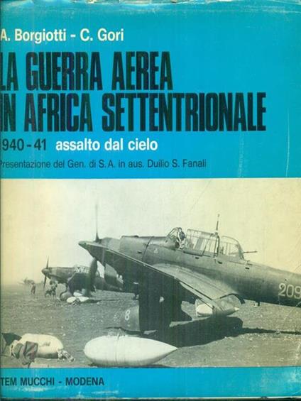 La guerra aerea in Africa Settentrionale 1940-41 - copertina