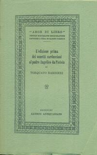 L' edizione prima dei sonetti carducciani al padre Angelico da Pistoia