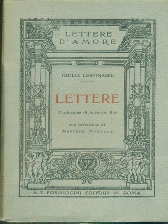 Lettere - copertina