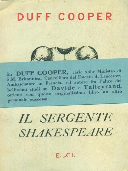 Il sergente Shakespeare - Duff Cooper - copertina