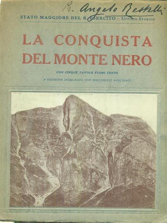 La conquista del Monte Nero (mancano tavole 1 e 5) - copertina