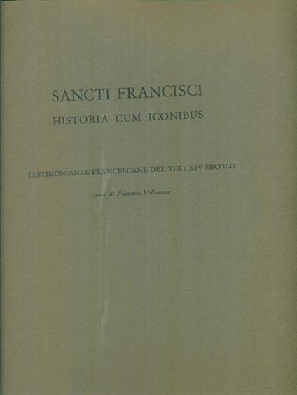 Sancti Francisci historia - copertina