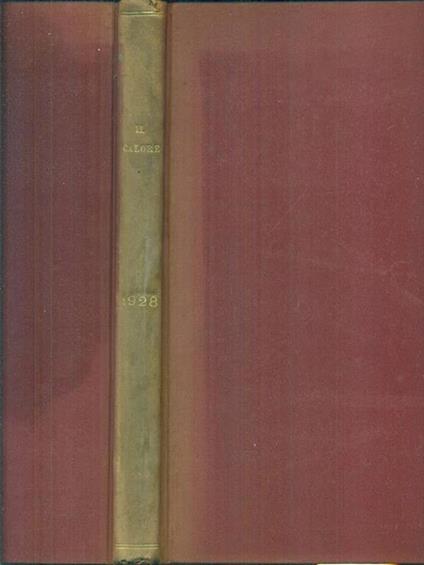 Il calore/1928 - copertina