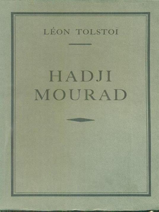 Hadji Mourad - Lev Tolstoj - copertina