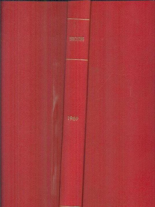 Executive ottobre 1968-luglio 1969 - copertina