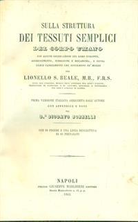 Sulla struttura dei tessuti semplici