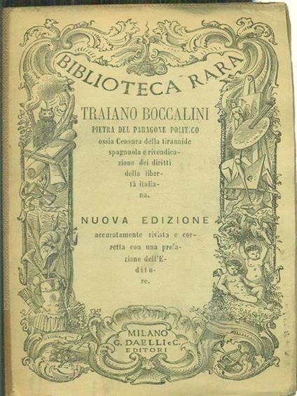 Pietra del paragone politico - Traiano Boccalini - copertina