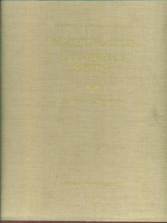 Michelangelo La Cappella Sistina 4vv. - copertina
