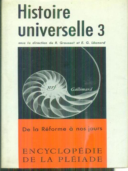 Histoire universelle 3 - copertina