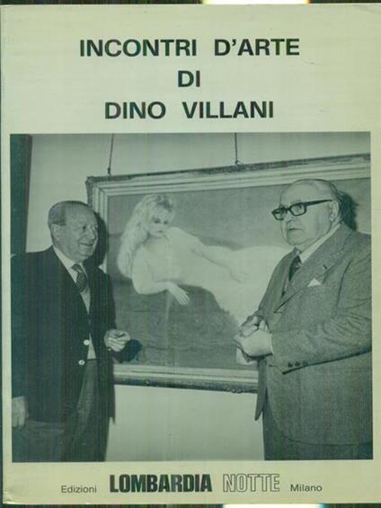 Incontri d'arte di Dino Villani - copertina