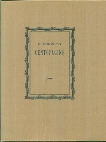 Centopagine - Caterina Percoto - copertina