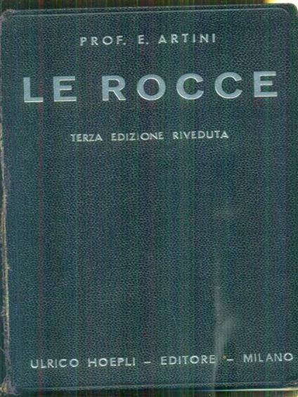 Le rocce - E. Artini - copertina