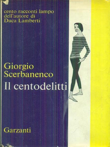 Il centodelitti - Giorgio Scerbanenco - copertina