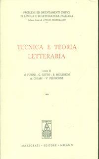 Tecnica e teoria letteraria