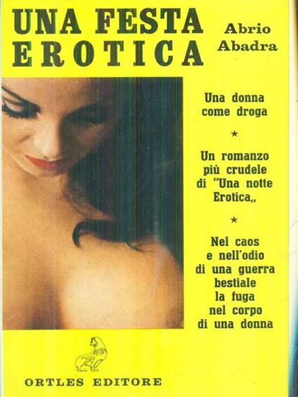 Una festa erotica - Abrio Abadra - copertina